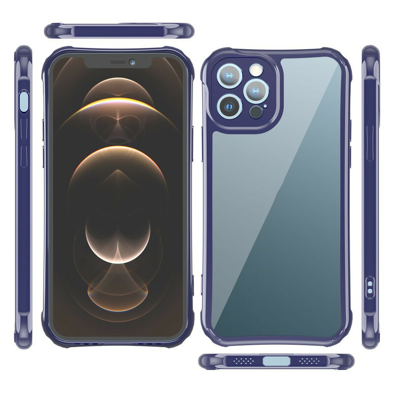 Coque iPhone 12 / 12 Pro Transparente LEEU Coussins Protecteurs Coque iPhone 12 / 12 Pro Transparente LEEU Coussins Protecteurs