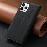 Flip Cover iPhone 12 / 12 Pro Effet Cuir Couture Flip Cover iPhone 12 / 12 Pro Effet Cuir Couture
