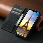 Flip Cover iPhone 12 / 12 Pro Effet Cuir Couture Flip Cover iPhone 12 / 12 Pro Effet Cuir Couture