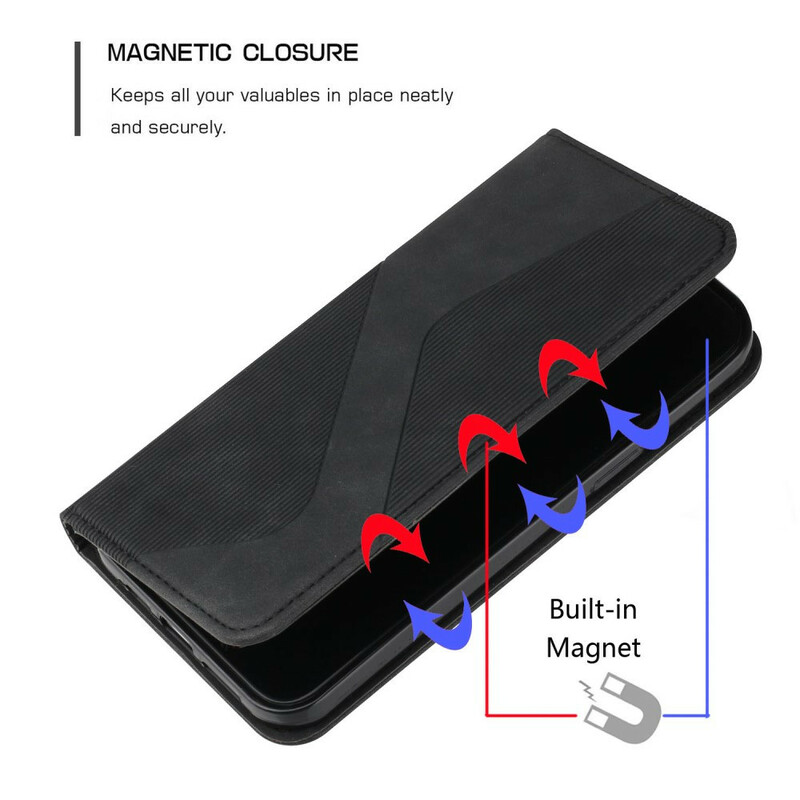 Flip Cover iPhone 12 / 12 Pro Style Cuir S-Design Flip Cover iPhone 12 / 12 Pro Style Cuir S-Design