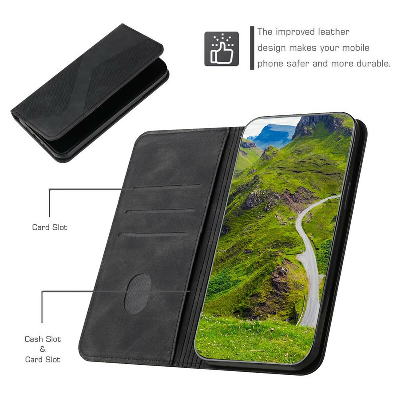 Flip Cover iPhone 12 / 12 Pro Style Cuir S-Design Flip Cover iPhone 12 / 12 Pro Style Cuir S-Design