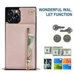 Coque iPhone 12 / 12 Pro Bandoulière Porte-cartes Coque iPhone 12 / 12 Pro Bandoulière Porte-cartes