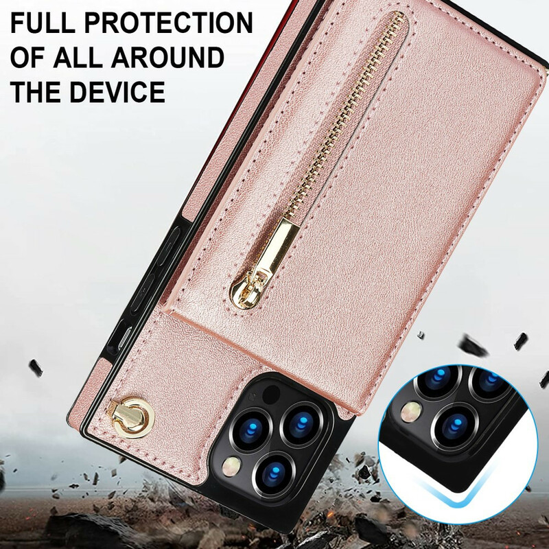 Coque iPhone 12 / 12 Pro Bandoulière Porte-cartes Coque iPhone 12 / 12 Pro Bandoulière Porte-cartes