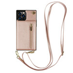 Coque iPhone 12 / 12 Pro Bandoulière Porte-cartes Coque iPhone 12 / 12 Pro Bandoulière Porte-cartes