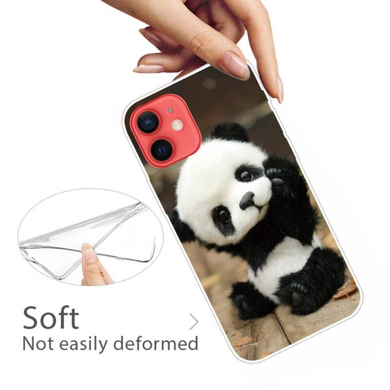 Coque iPhone 13 Mini Flexible Panda