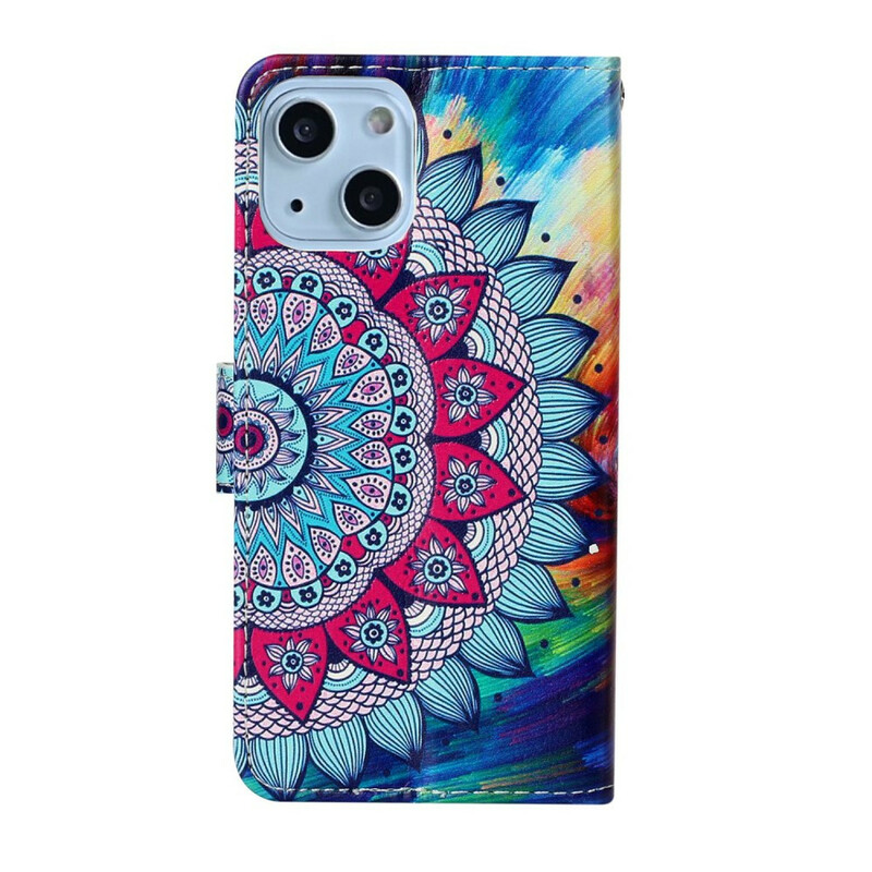 Housse iPhone 13 Mini Mandala Ultra Coloré Housse iPhone 13 Mini Mandala Ultra Coloré