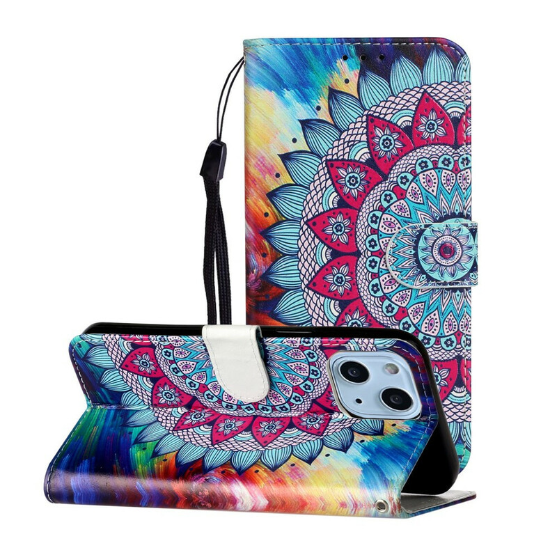 Housse iPhone 13 Mini Mandala Ultra Coloré Housse iPhone 13 Mini Mandala Ultra Coloré
