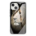 Coque iPhone 13 Mini Verre Trempé Tête de Lion