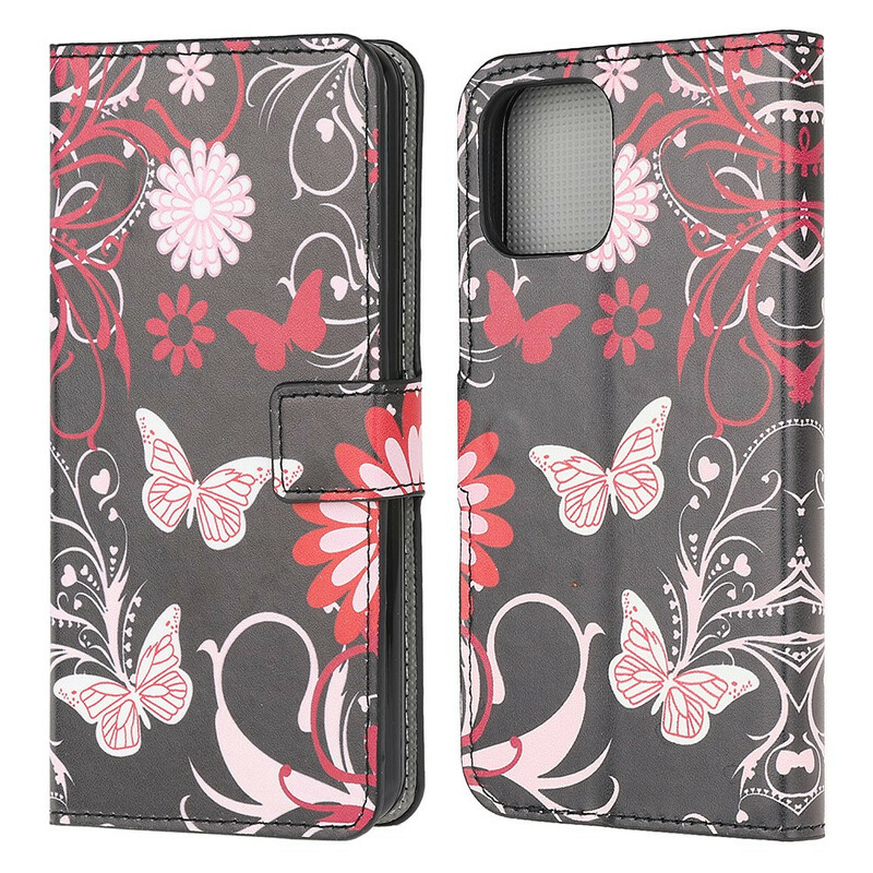 Housse iPhone 13 Mini Papillons Démentiels