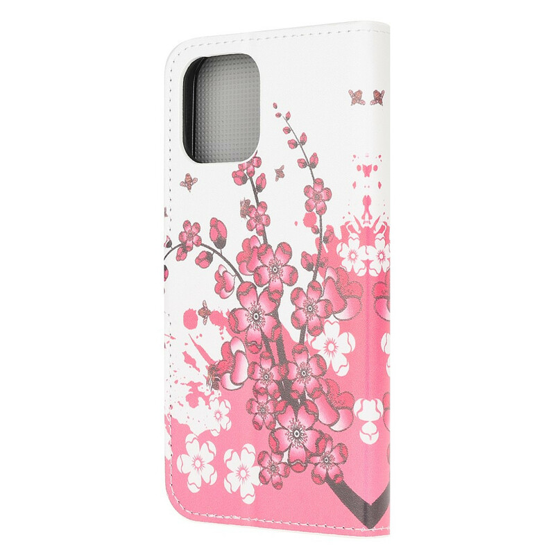 Housse iPhone 13 Mini Tropical Flowers