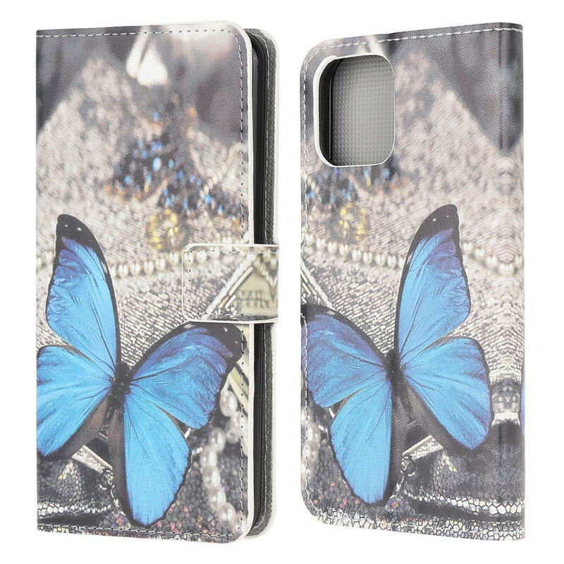 Housse iPhone 13 Mini Papillon Bleu Housse iPhone 13 Mini Papillon Bleu