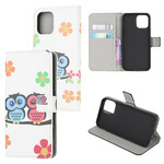 Housse iPhone 13 Mini Couple de Hiboux Housse iPhone 13 Mini Couple de Hiboux