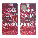 Housse iPhone 13 Mini Keep Calm and Sparkle Housse iPhone 13 Mini Keep Calm and Sparkle