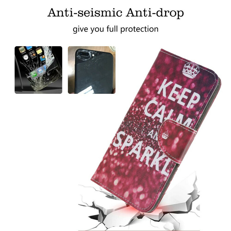 Housse iPhone 13 Mini Keep Calm and Sparkle Housse iPhone 13 Mini Keep Calm and Sparkle