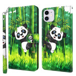 Housse iPhone 13 Mini Panda et Bambou Housse iPhone 13 Mini Panda et Bambou