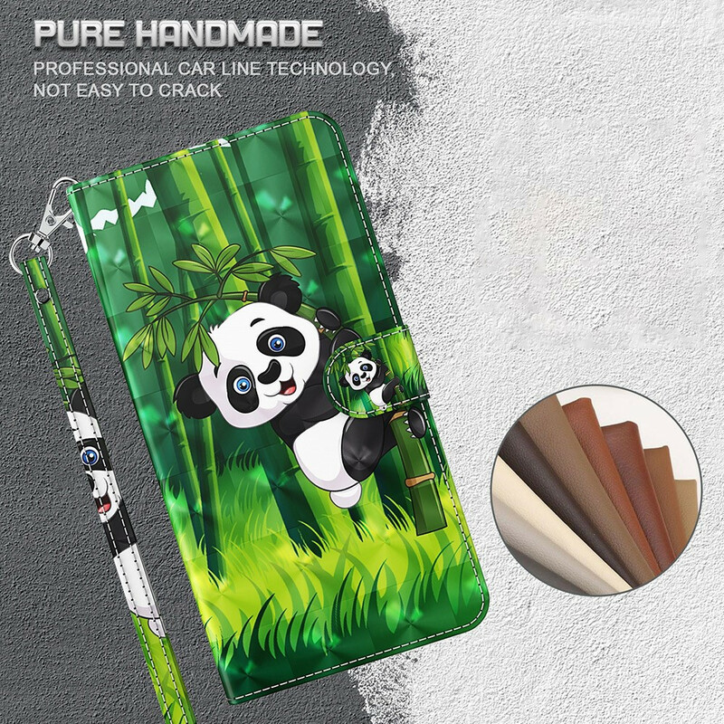 Housse iPhone 13 Mini Panda et Bambou