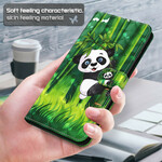 Housse iPhone 13 Mini Panda et Bambou