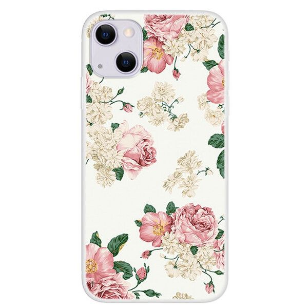 Coque iPhone 13 Mini Fleurs Liberty