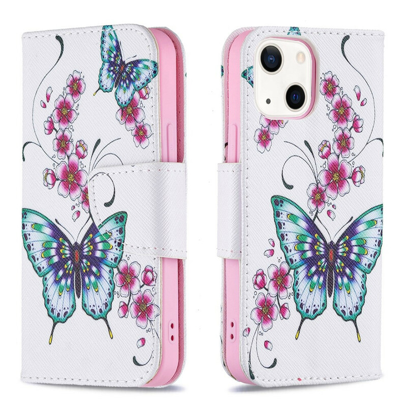 Housse iPhone 13 Mini Merveilleux Papillons Housse iPhone 13 Mini Merveilleux Papillons