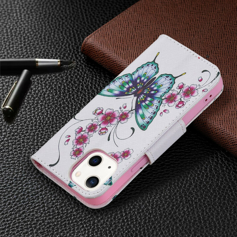 Housse iPhone 13 Mini Merveilleux Papillons Housse iPhone 13 Mini Merveilleux Papillons