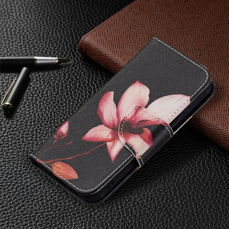 Housse iPhone 13 Mini Fleur Rose Housse iPhone 13 Mini Fleur Rose