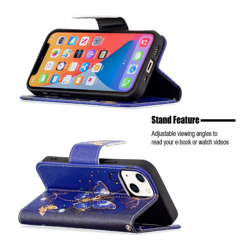 Housse iPhone 13 Mini Papillons Rois Housse iPhone 13 Mini Papillons Rois