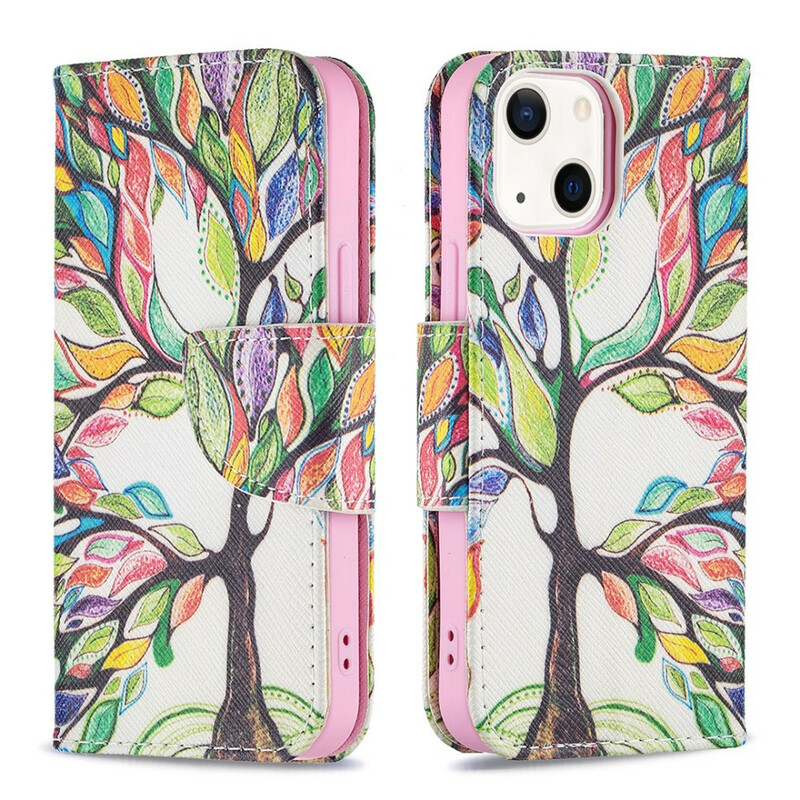 Housse iPhone 13 Mini Arbre Coloré Housse iPhone 13 Mini Arbre Coloré
