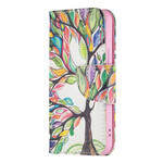Housse iPhone 13 Mini Arbre Coloré Housse iPhone 13 Mini Arbre Coloré