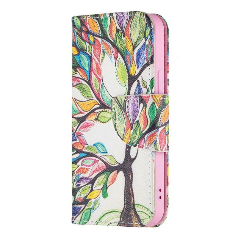 Housse iPhone 13 Mini Arbre Coloré Housse iPhone 13 Mini Arbre Coloré