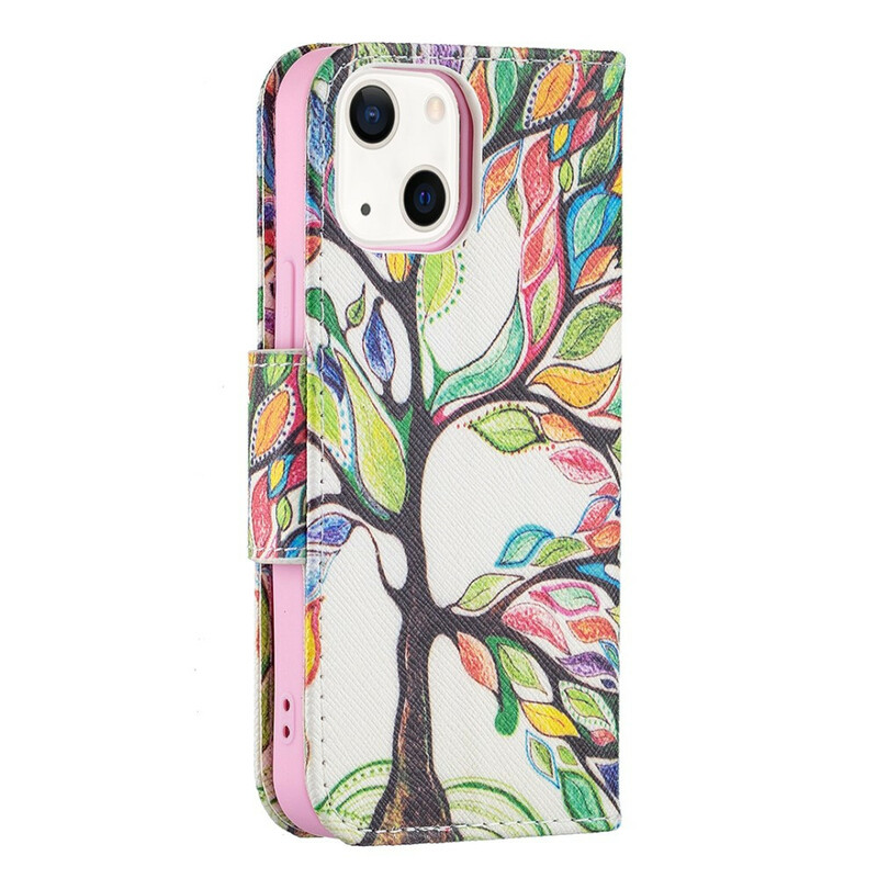 Housse iPhone 13 Mini Arbre Coloré Housse iPhone 13 Mini Arbre Coloré