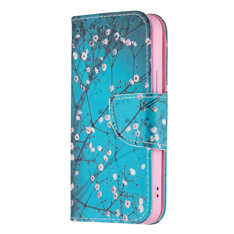 Housse iPhone 13 MIni Brancche Fleurie Housse iPhone 13 MIni Brancche Fleurie