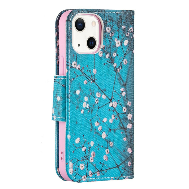 Housse iPhone 13 MIni Brancche Fleurie Housse iPhone 13 MIni Brancche Fleurie