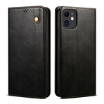 Flip Cover iPhone 13 Mini Simili Cuir Ciré Flip Cover iPhone 13 Mini Simili Cuir Ciré