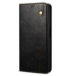 Flip Cover iPhone 13 Mini Simili Cuir Ciré Flip Cover iPhone 13 Mini Simili Cuir Ciré