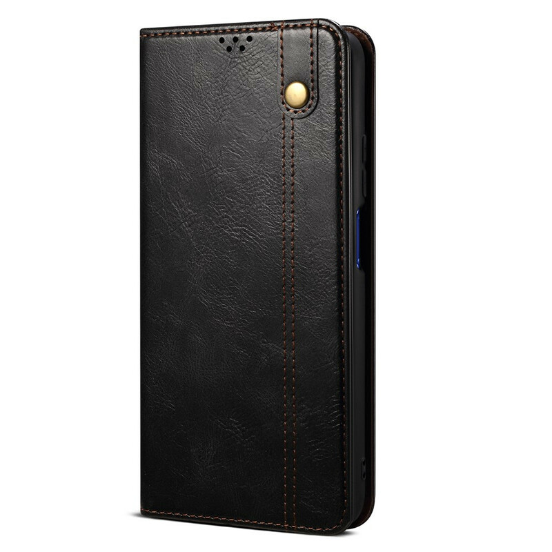 Flip Cover iPhone 13 Mini Simili Cuir Ciré Flip Cover iPhone 13 Mini Simili Cuir Ciré