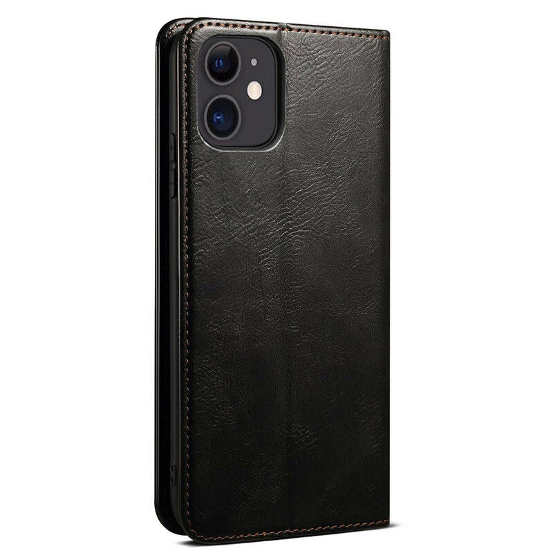 Flip Cover iPhone 13 Mini Simili Cuir Ciré Flip Cover iPhone 13 Mini Simili Cuir Ciré