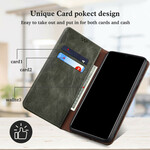 Flip Cover iPhone 13 Mini Simili Cuir Ciré Flip Cover iPhone 13 Mini Simili Cuir Ciré