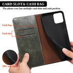 Flip Cover iPhone 13 Mini Simili Cuir Ciré Flip Cover iPhone 13 Mini Simili Cuir Ciré