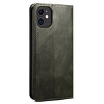 Flip Cover iPhone 13 Mini Simili Cuir Ciré Flip Cover iPhone 13 Mini Simili Cuir Ciré