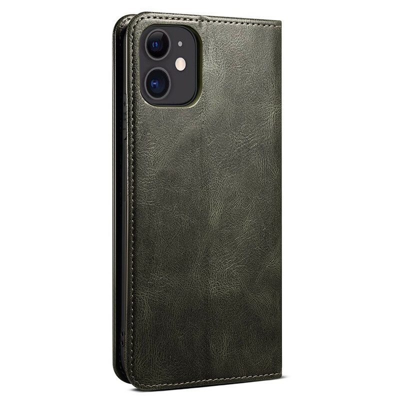 Flip Cover iPhone 13 Mini Simili Cuir Ciré Flip Cover iPhone 13 Mini Simili Cuir Ciré