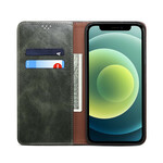 Flip Cover iPhone 13 Mini Simili Cuir Ciré Flip Cover iPhone 13 Mini Simili Cuir Ciré