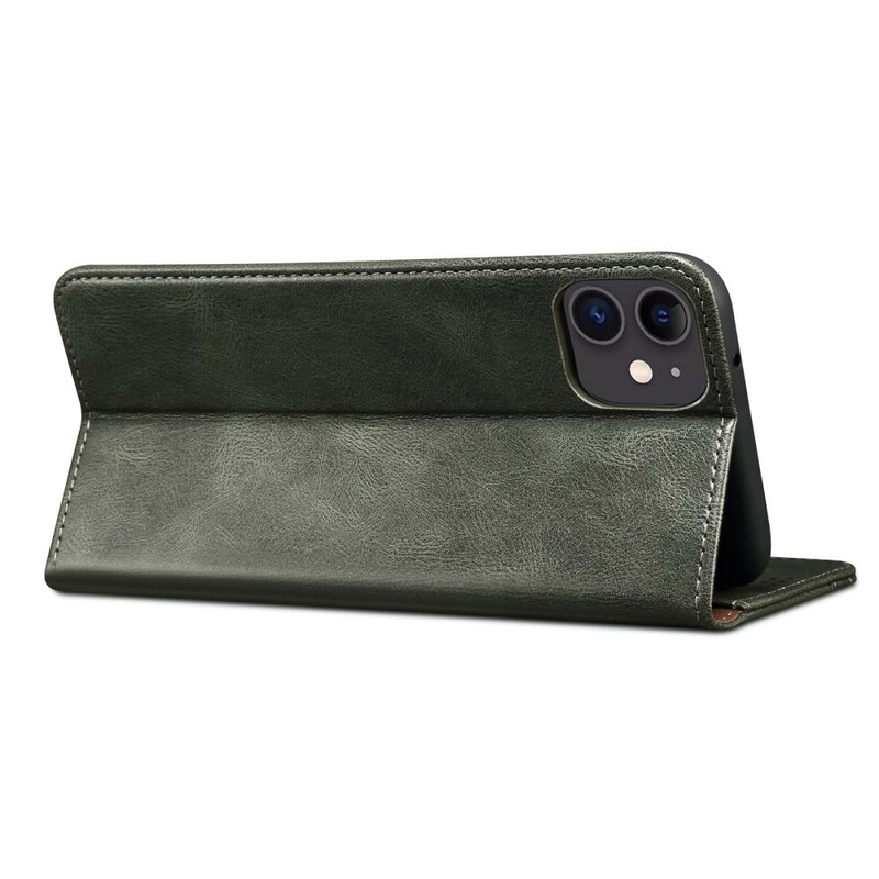 Flip Cover iPhone 13 Mini Simili Cuir Ciré Flip Cover iPhone 13 Mini Simili Cuir Ciré
