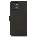 Housse iPhone 13 Mini Effet Cuir Fashion KHAZNEH Housse iPhone 13 Mini Effet Cuir Fashion KHAZNEH