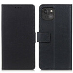 Housse iPhone 13 Mini Effet Cuir Classique Housse iPhone 13 Mini Effet Cuir Classique