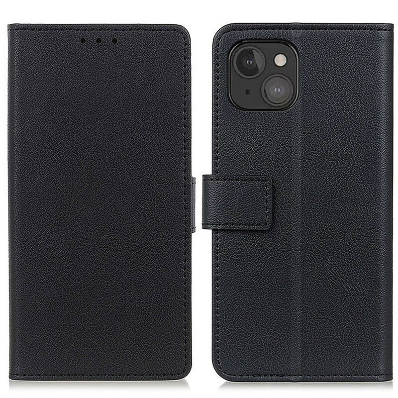 Housse iPhone 13 Mini Effet Cuir Classique Housse iPhone 13 Mini Effet Cuir Classique