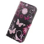 Housse Samsung Galaxy A3 2017 Papillons et Fleurs Housse Samsung Galaxy A3 2017 Papillons et Fleurs