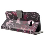 Housse Samsung Galaxy A3 2017 Papillons et Fleurs Housse Samsung Galaxy A3 2017 Papillons et Fleurs