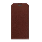 Housse iPhone 13 Mini Effet Cuir Rabat Vertical Housse iPhone 13 Mini Effet Cuir Rabat Vertical
