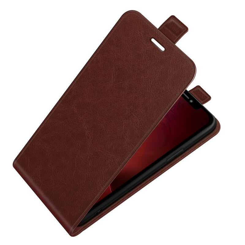 Housse iPhone 13 Mini Effet Cuir Rabat Vertical Housse iPhone 13 Mini Effet Cuir Rabat Vertical