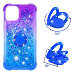Coque iPhone 13 Mini Paillettes Anneau-Support Coque iPhone 13 Mini Paillettes Anneau-Support